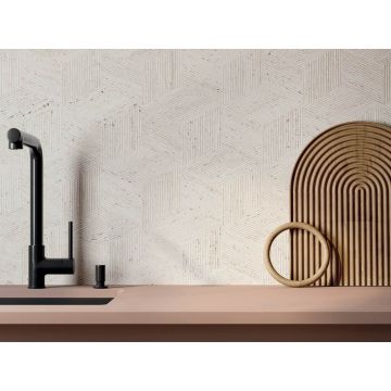 Керамогранит ABK Ceramiche (АБК Керамише) Sensi Roma Cube White Nat 60х120 см (PF60012697)