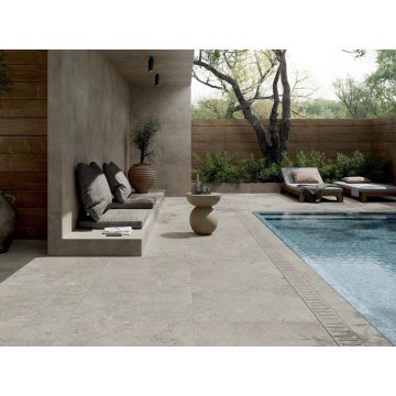 Керамогранит ABK Ceramiche (АБК Керамише) Pietra Viva Beige Lappato Ant. 3D 60х120 см, лаппатированный (PF60011974)