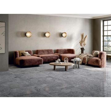 Керамогранит ABK Ceramiche (АБК Керамише) Pietra Viva Antracite Lappato Ant. 3D 60х120 см, лаппатированный (PF60011119)