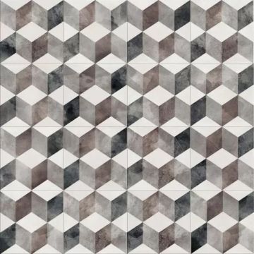 Керамическая плитка ABK ceramiche (АБК Керамише) Play classic brown 20х20 см (PF60003476)