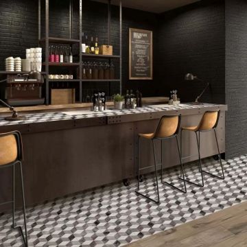Керамическая плитка ABK ceramiche (АБК Керамише) Play classic brown 20х20 см (PF60003476)