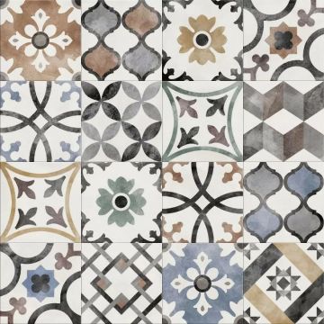 Керамическая плитка ABK ceramiche (АБК Керамише) Play classic mix multicolor 20х20 см (PF60003474)