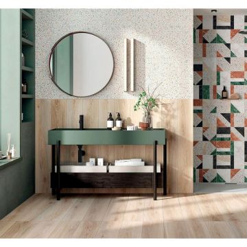 Керамическая плитка ABK ceramiche (АБК Керамише) Play dots white 20х20 см (PF60005890)