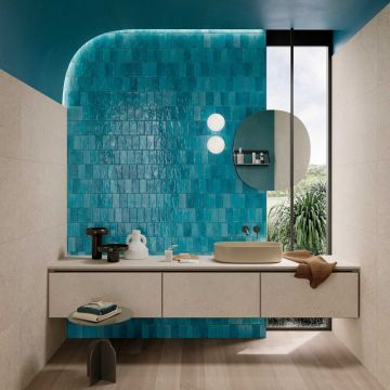Керамогранит ABK ceramiche (АБК Керамише) Poetry colors turquoise 7,5х15 см (PF60011532)