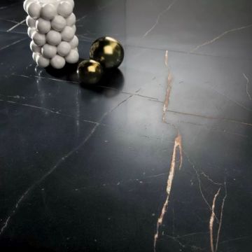 Керамогранит ABK ceramiche (АБК Керамише) Sensi 900 precious black lux rett 60х120 см, ректификат (PF60011003)