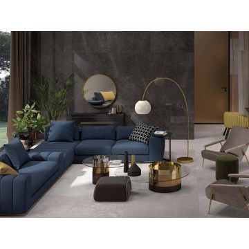 Керамическая плитка ABK ceramiche (АБК Керамише) Sensi pietra grey lux 80х80 см (PF60000741)