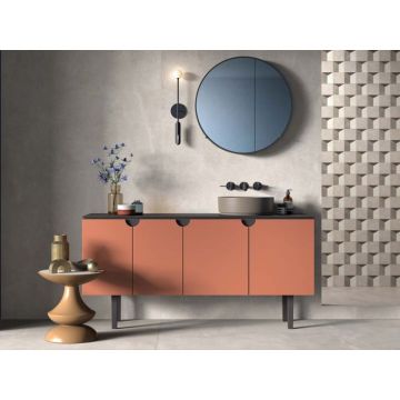 Керамогранит ABK Ceramiche (АБК Керамише) Blend Concrete Ash Grip Ret 60х60 см (PF60005820)