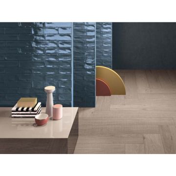 Керамогранит ABK Ceramiche (АБК Керамише) Crossroad Brick Blue 7,5х30 см (PF60001342)