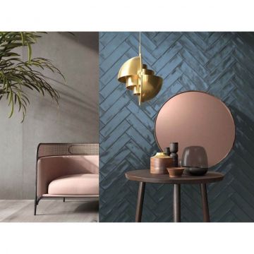 Керамогранит ABK Ceramiche (АБК Керамише) Crossroad Brick Blue 7,5х30 см (PF60001342)