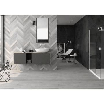 Керамогранит Novin Ceram (Новин Керам) Alder decor gray rustic 60х120 см матовый ректификат N2A A0QA NA0F