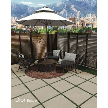 Керамогранит Novin Ceram (Новин Керам) Dior beige утолщенный 60х60х2 см матовый 70389