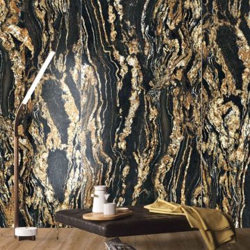 Керамогранит Ariana (Ариана) Nobile black taurus lux r 120х280 см (PF60008687)