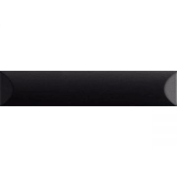 Керамическая плитка Ava (Ава) ceramica Up black cuscino 5х25 см (192102)
