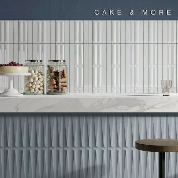 Керамическая плитка Ava (Ава) ceramica Up blue lingotto 5х25 см (192087)