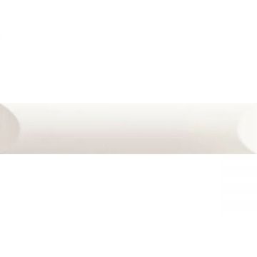 Керамическая плитка Ava (Ава) ceramica Up white cuscino 5х25 см (192101)
