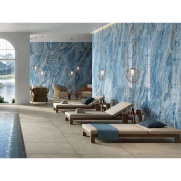 Керамогранит Ava Ceramica (Ава Керамика) Onice Iride Cobalto Lapp Rett 120x280 см, лаппатированный, 173025