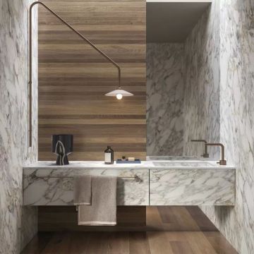 Керамогранит Flaviker (Флавикер) Memories bianco vagli 60х120 см (PF60011838)