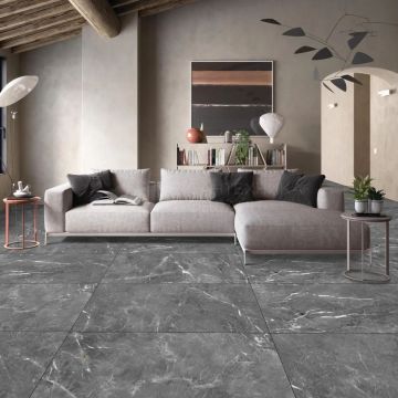 Керамогранит Kutahya Gemstone dark grey 60х120 см