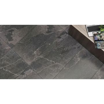 Керамогранит Kutahya Gemstone anthracite 60х120 см