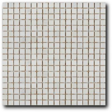 Мозайка Art and Natura (Арт Энд Натура) (Art&Natura) из натурального камня 1,5х1,5 см Marble mosaic calacatta 30,5х30,5 см