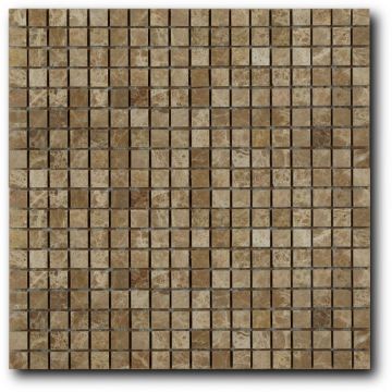 Мозайка Art and Natura (Арт Энд Натура) (Art&Natura) из натурального камня 1,5х1,5 см Marble mosaic imperador light 30,5х30,5 см