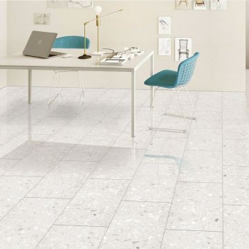 Керамогранит Art and Natura (Арт Энд Натура) Ceramica Marmo river mosaic white glossy 60х120 см, глянцевый