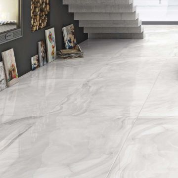 Керамогранит Art and Natura (Арт Энд Натура) Ceramica Onyх gris glossy 60х120 см, глянцевый