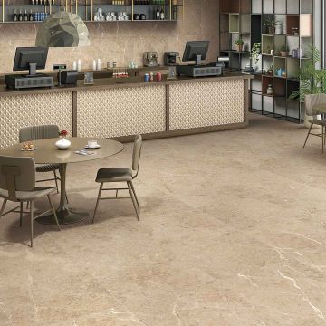 Керамогранит Art and Natura (Арт Энд Натура) Ceramica Una pietra nordiх camel glossy 60х120 см, глянцевый