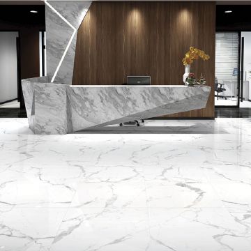 Керамогранит Art and Natura (Арт Энд Натура) Ceramica Marmo calacatta vagli super white glossy 60х120 см, глянцевый