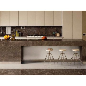 Керамогранит Keope (Кеопе) Elements luх emperador lap 119,5х278 см, лаппатированный