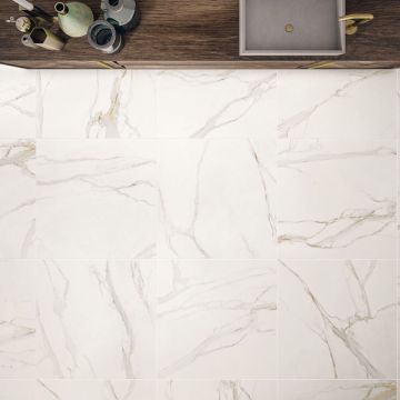 Керамогранит Keope (Кеопе) Elements luх calacatta lap rt 60х120 см, лаппатированный