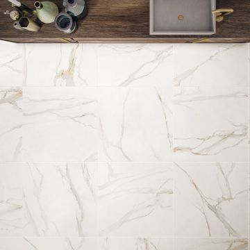 Керамогранит Keope (Кеопе) Elements luх calacatta lap rt 60х60 см, лаппатированный