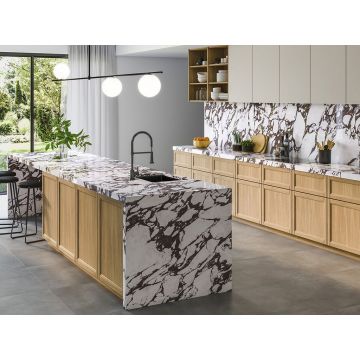 Керамогранит Ascale (Аскейл) Bookmatch Calacatta Viola B Polished 160х320 см, ппп00078067