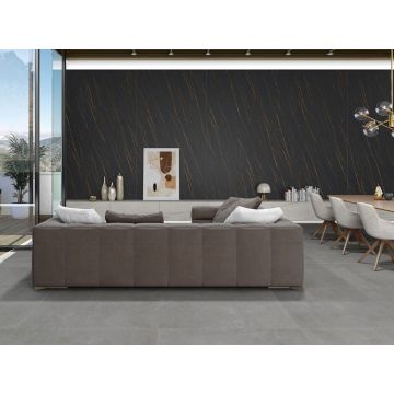 Керамогранит Ascale (Аскейл) Laurent Black Soft матовый 160х320 см, ппп00064163