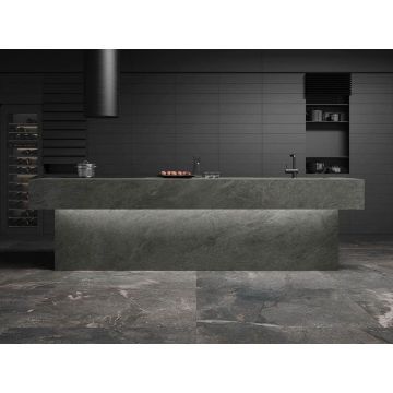 Керамогранит Ascale (Аскейл) Moon Black матовый Mix 3 вариации 160х320 см, ппп00064167