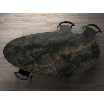 Керамогранит Ascale (Аскейл) Bookmatch Onice Black B Polished 160х320 см, ппп00078082