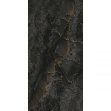 Керамогранит Ascale (Аскейл) Bookmatch Onice Black B Soft матовый 160х320 см, ппп00078083