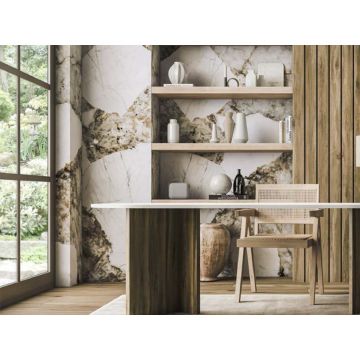 Керамогранит Ascale (Аскейл) Bookmatch Patagonia Gold B Polished 160х320 см, ппп00078097