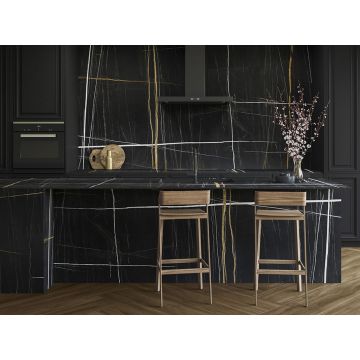 Керамогранит Ascale (Аскейл) Bookmatch Sahara Noir A Soft матовый 160х320 см, ппп00078101