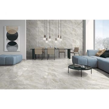 Керамогранит Mita Ceramic (Митасерамик) Alaska Mink Glossy Бежевый 60х120 см, глянцевый