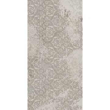 Керамогранит Mita Ceramic (Митасерамик) RS 204 Base Decor Carving Серый 60х120 см