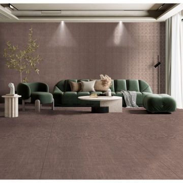 Керамогранит Mita Ceramic (Митасерамик) CR6035 Carving Коричневый 60х120 см