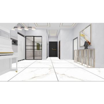 Керамогранит Golden Silk (Золотой Шелк) Matt Белый 60х120 см лаппатированный,матовый (RM61201-MC)