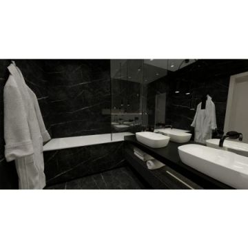 Керамогранит Golden Silk (Золотой Шелк) Polished Черный 60х120 см Полированный (AC126257)