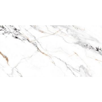 Керамогранит Golden Silk (Золотой Шелк) Polished Белый 60х120 см Полированный (KP126418)