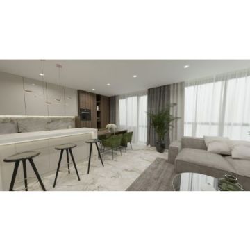 Керамогранит Golden Silk (Золотой Шелк) Ultra Sattin Carving Бежевый 60х120 см(AC126422ADG)