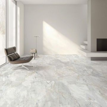 Керамогранит Golden Silk (Золотой Шелк) Carving Белый 60х120 см Матовый (YAT612P1653)