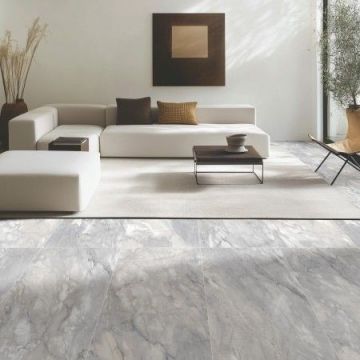 Керамогранит Golden Silk (Золотой Шелк) Carving Серый 60х120 см Матовый (YAT612P1655)