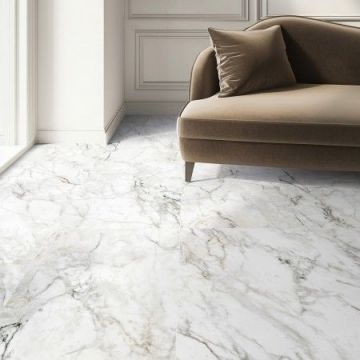 Керамогранит Golden Silk (Золотой Шелк) Carving Белый 60х120 см Матовый (YAT612P1671)