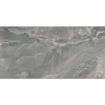 Керамогранит Onyx Astral (Онкс Астрал) Polished Серый 60х120 см Полированный (QI612P6705M)